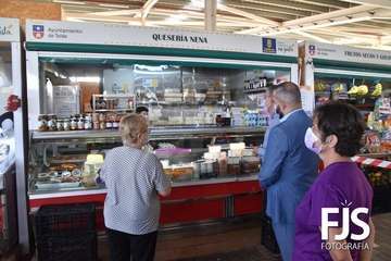 El Mercado de Telde visibiliza su compromiso contra la violencia de género/Francisco Javier Santana.